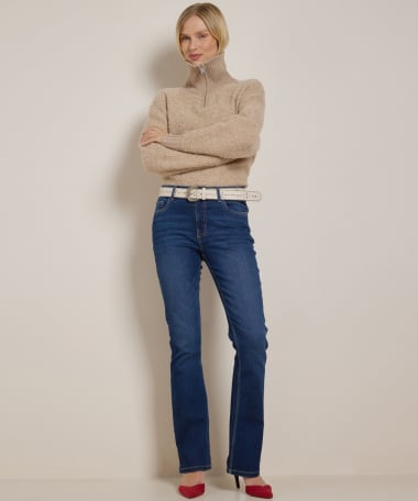 flared fit stretch jeans - noa