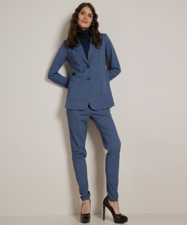 slim fit broek met print