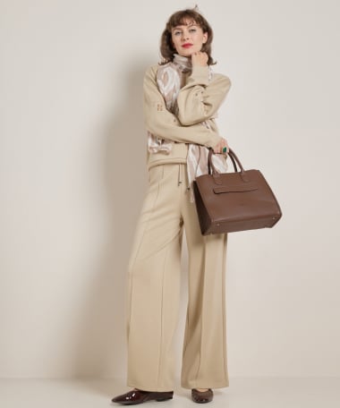 wide fit broek extra zacht