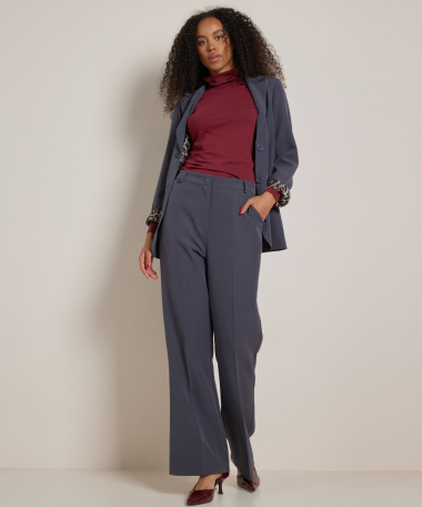uni flared fit broek