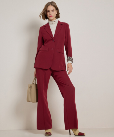 uni flared fit broek