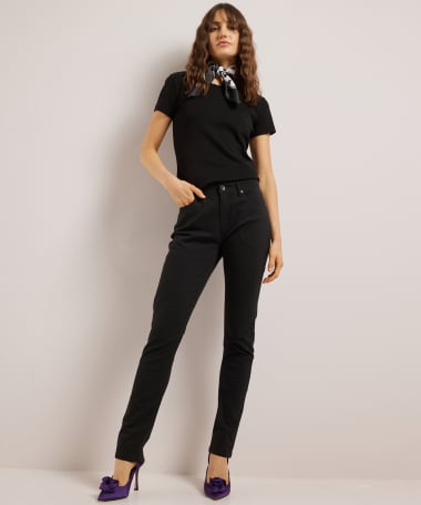 slim fit broek twill