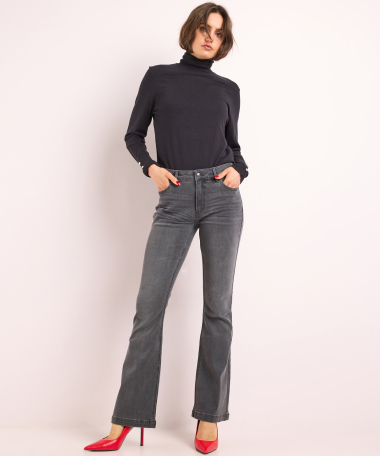 flared fit stretch jeans - noa