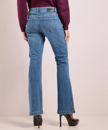 flared fit stretch jeans - noa