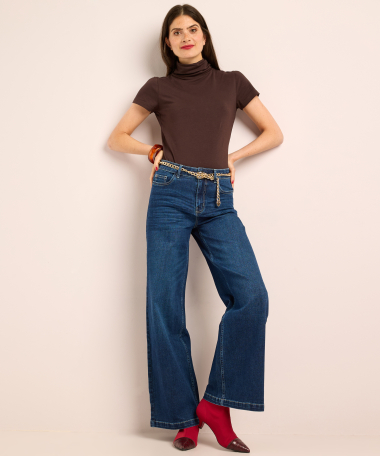 wide fit stretch jeans - lara