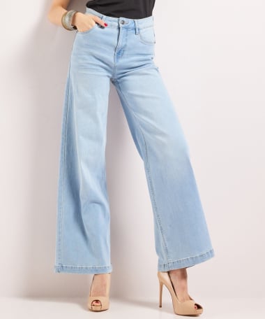 wide fit stretch jeans - lara
