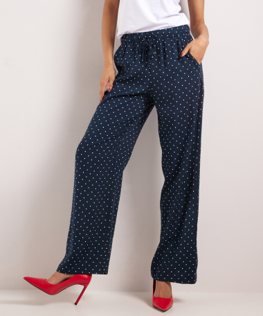 wide fit broek met print
