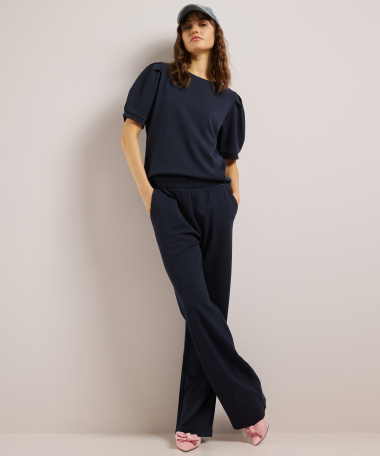 wide fit broek structuur