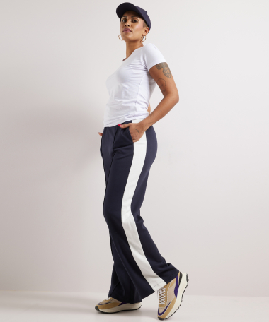 wide fit broek streepbaan
