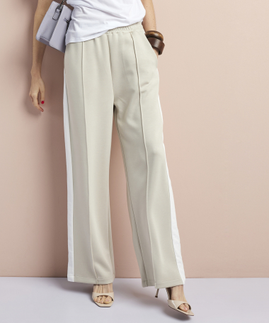 wide fit broek streepbaan