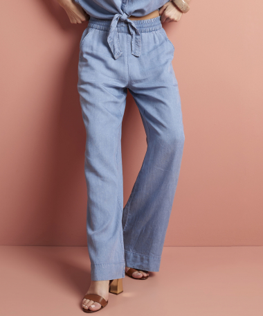 wijde broek tencel