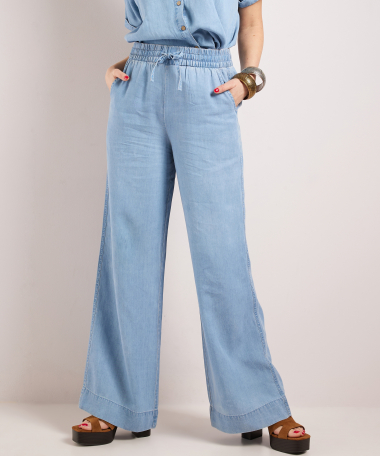 wijde broek tencel