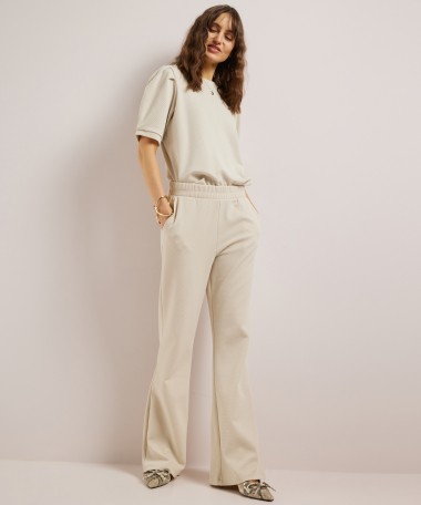 flared fit broek structuur
