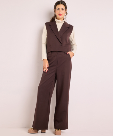 uni straight fit broek