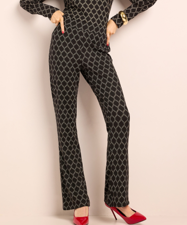 broek met elastische tailleboord