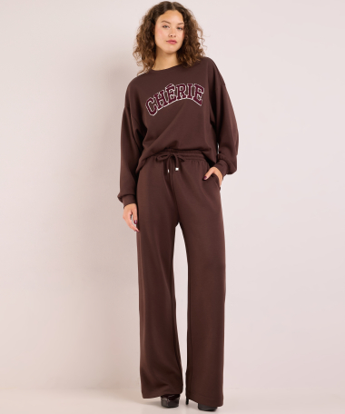 broek met elastische tailleboord