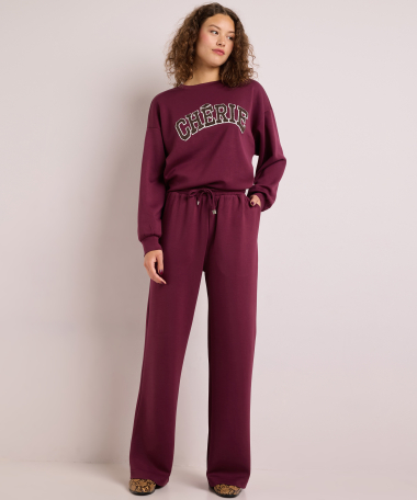 broek met elastische tailleboord