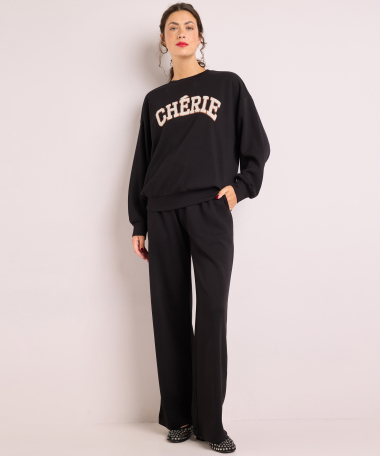 broek met elastische tailleboord