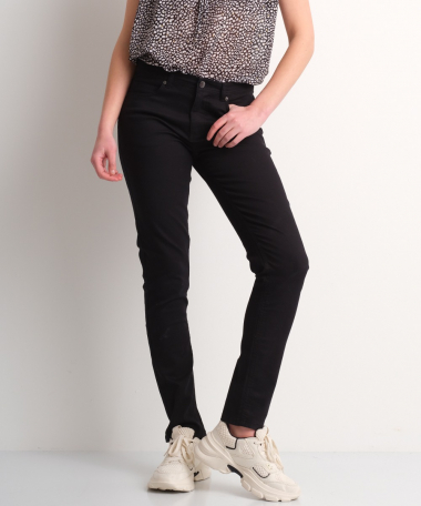 slim fit broek twill stretch