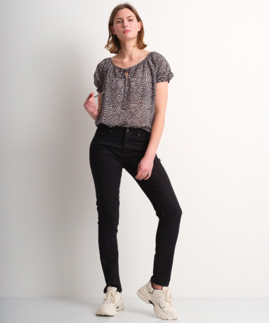 slim fit broek twill stretch
