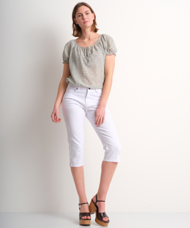 capri broek twill stretch