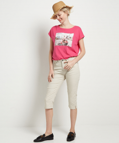 capri broek twill stretch