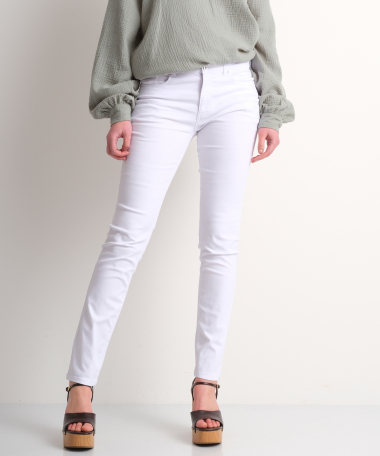 regular fit broek twill stretch