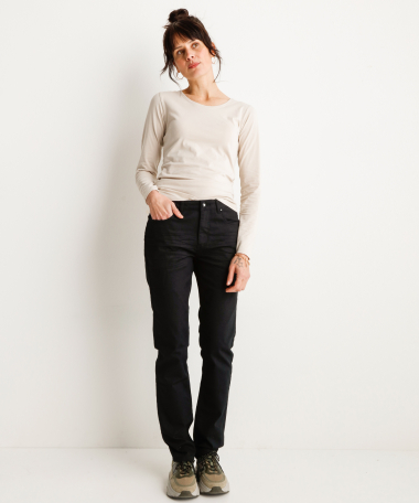 regular fit broek twill stretch
