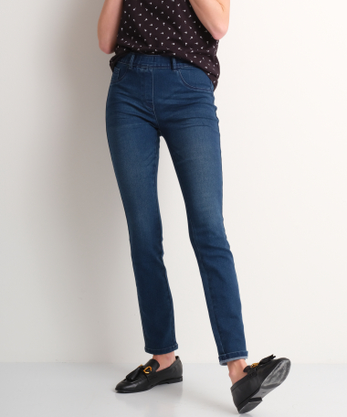 slim fit tregging stretch (donker)