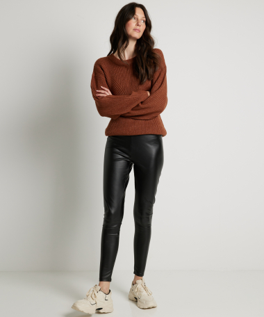 lederlook legging