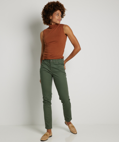 basic twill stretch broek