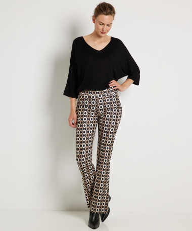 flared pantalon cirkeltjes