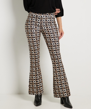 flared pantalon cirkeltjes