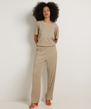 uni wide fit broek crepe