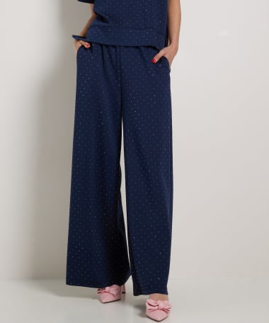 wide fit broek scuba glitters