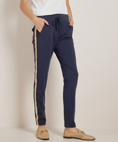 slim fit broek tape zijnaad