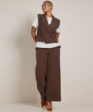 uni wide fit broek brede lussen