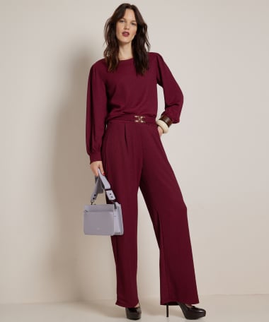 wide fit broek ceintuur