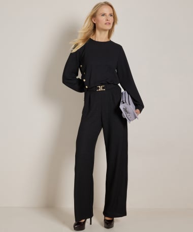wide fit broek ceintuur