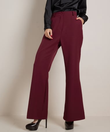 wide fit broek met glitters