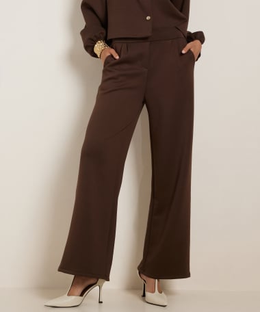 wide fit broek plooi