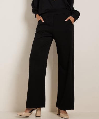 wide fit broek structuur