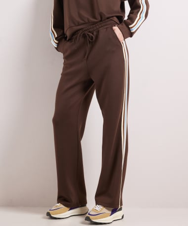 wide fit broek tapestreep