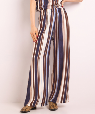 wide fit broek met print