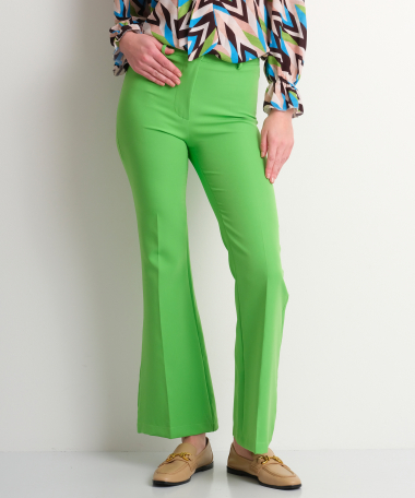 flared pantalon groen