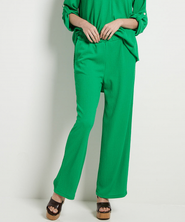 fancy wide fit broek
