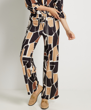 wide fit broek modern dessin