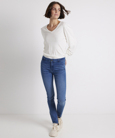 skinny fit stretch jeans