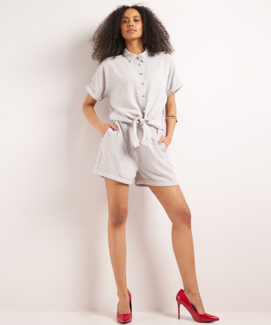 short met elastische tailleboord