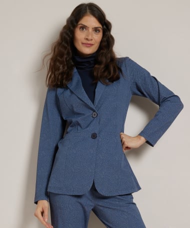 blazer met print